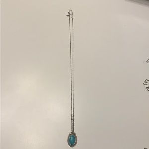 Turquoise long necklace